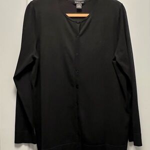 August Silk Women's Black Knit Top